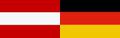 Bild der Deutschen und Österreichischen Flagge um die Spracheinstellungen zu ändern